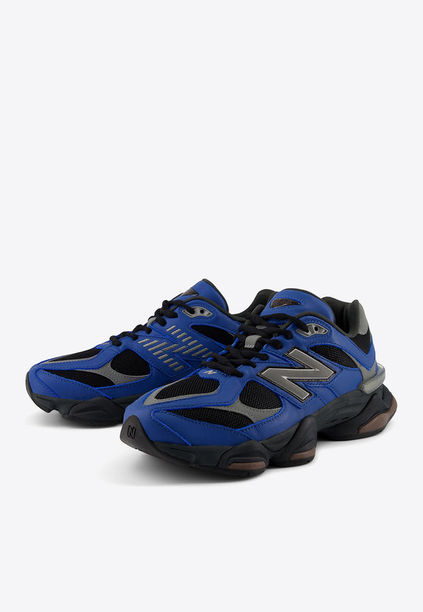 New Balance 9060 Low-Top Sneakers in Blue Agate with Black and Rich Oak U9060NRH