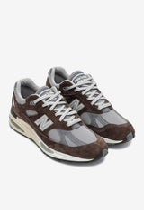 New Balance 991V2 Low-Top Sneakers Brown U991BG2SUE/R_NEWB-BR
