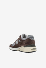 New Balance 991V2 Low-Top Sneakers Brown U991BG2SUE/R_NEWB-BR