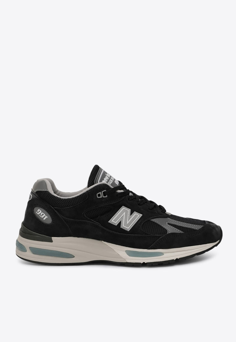New Balance 991V2 Suede Low-Top Sneakers Black U991BK2LE/Q_NEWB-BLK