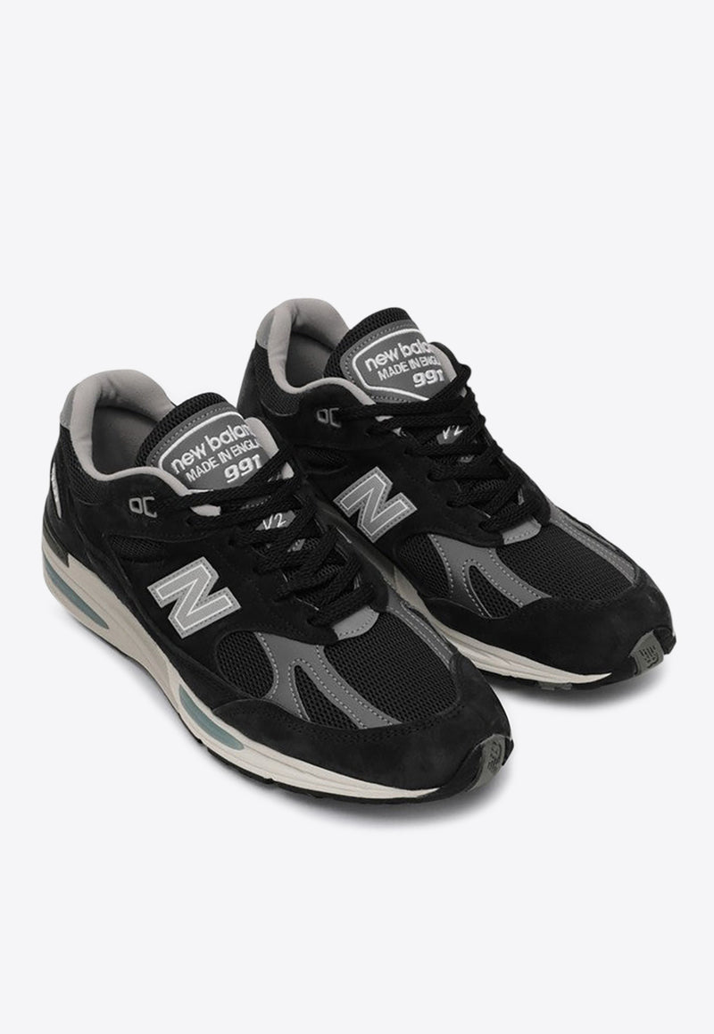 New Balance 991V2 Suede Low-Top Sneakers Black U991BK2LE/Q_NEWB-BLK