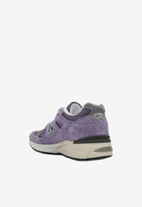 New Balance 991V2 Low-Top Sneakers Purple U991LV2SUE/R_NEWB-PU
