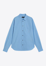 Prada Essential Long-Sleeved Shirt Light Blue UCN611WMO10IV/R_PRADA-F0YRX