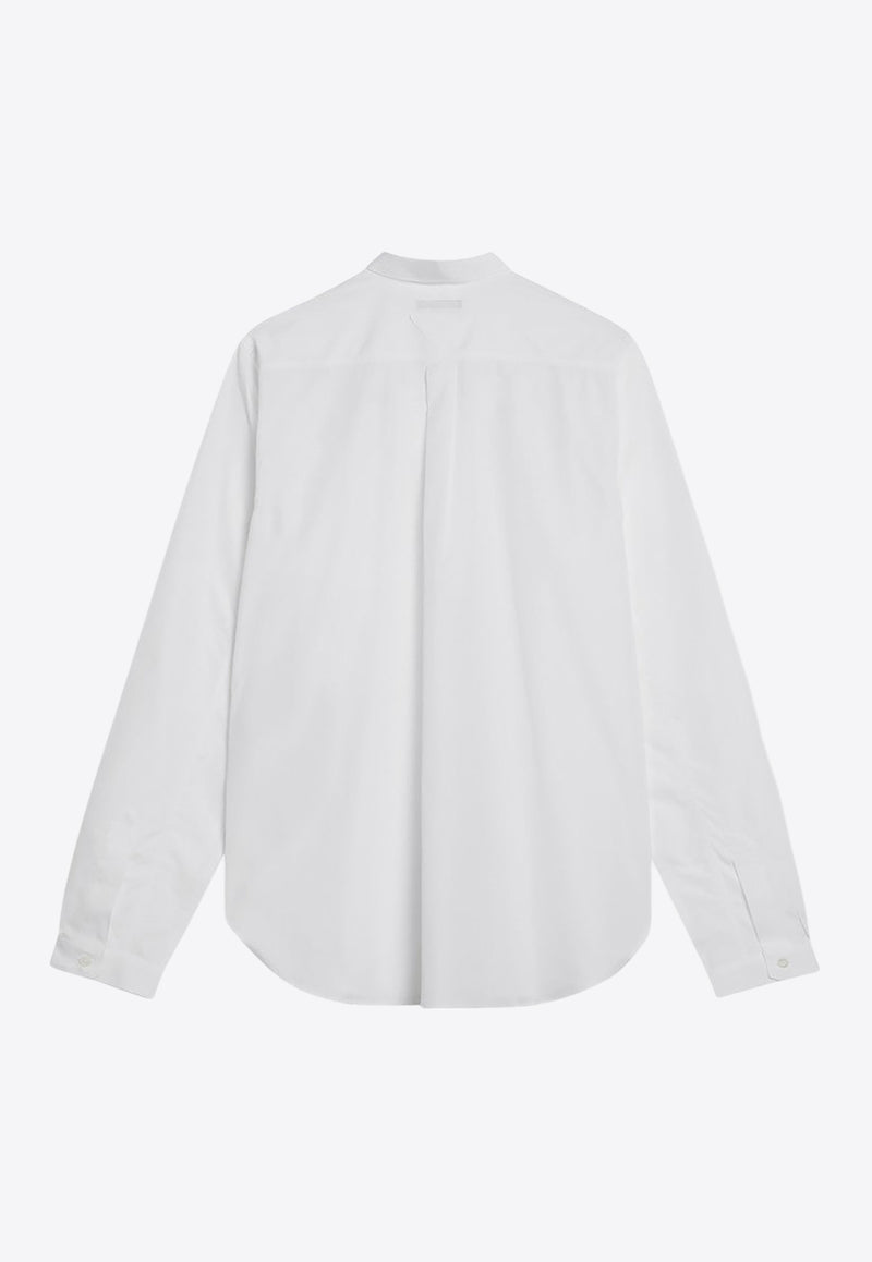 Prada Essential Long-Sleeved Shirt White UCN624OOO10IV/R_PRADA-F0009