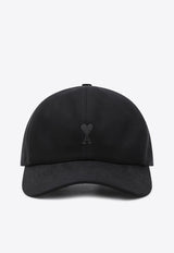 AMI PARIS Ami De Coeur Baseball Cap Black UCP265AW0041/R_AMI-001