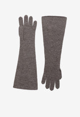 DARKPARK Cashmere Long Gloves  Gray UGL01YAW01/R_DARKP-0086