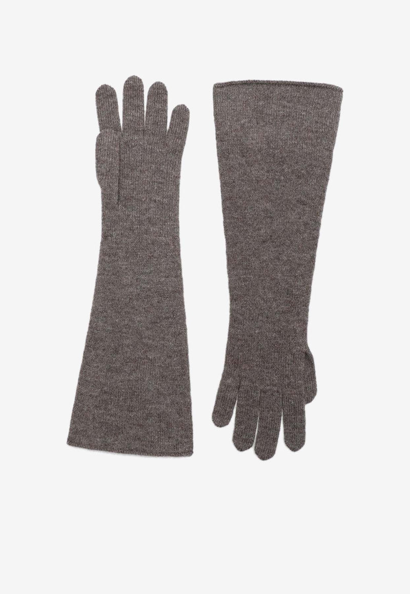 DARKPARK Cashmere Long Gloves  Gray UGL01YAW01/R_DARKP-0086