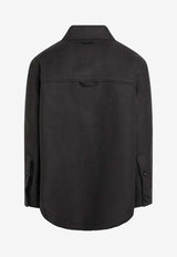 AMI PARIS Wool Buttoned Shirt Gray UJK824UWV0078/R_AMI-020