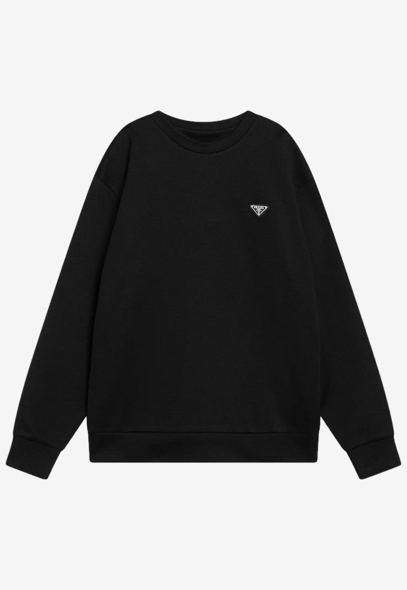 PRADA triangle logo sweat