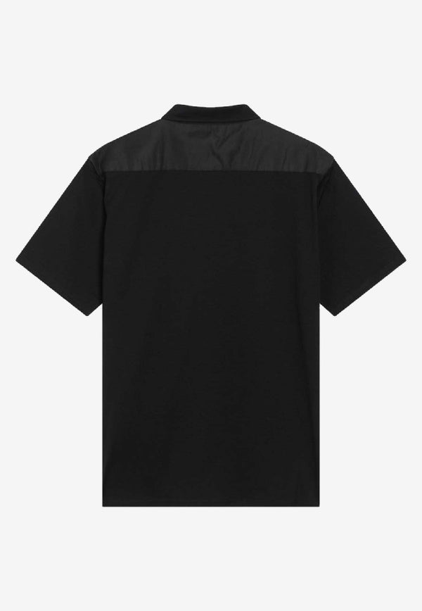 Prada Triangle Logo Pocket Polo T-shirt Black UJN703152Z/S_PRADA-F0806