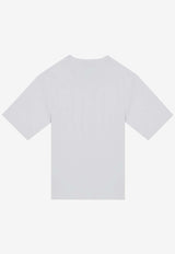 Prada Triangle Logo Oversized T-shirt White UJN861240/P_PRADA-F0009