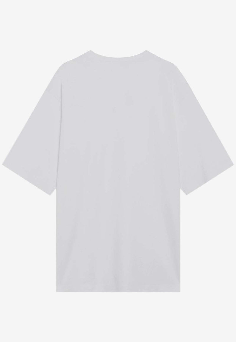 Prada Triangle Logo T-shirt White UJN861240/S_PRADA-F0009