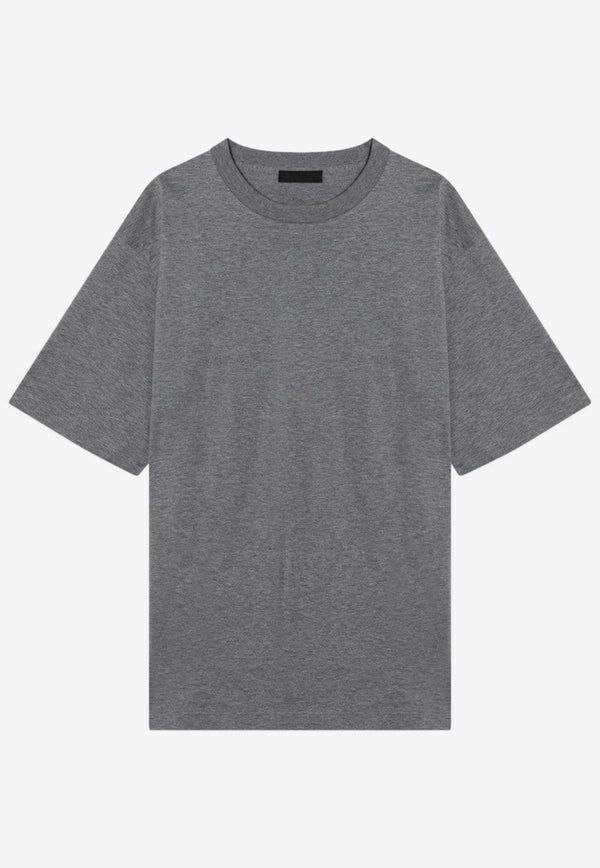 Prada Basic Boxy T-shirt Gray UJN921WM311CD/R_PRADA-F0480
