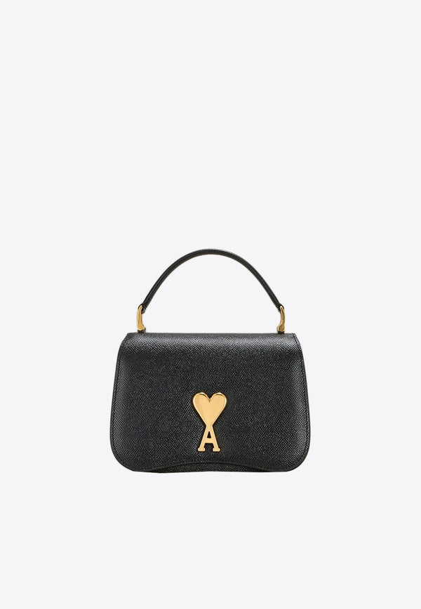 AMI PARIS Mini Paris Paris Top Handle Bag ULL007.AL0036BLACK