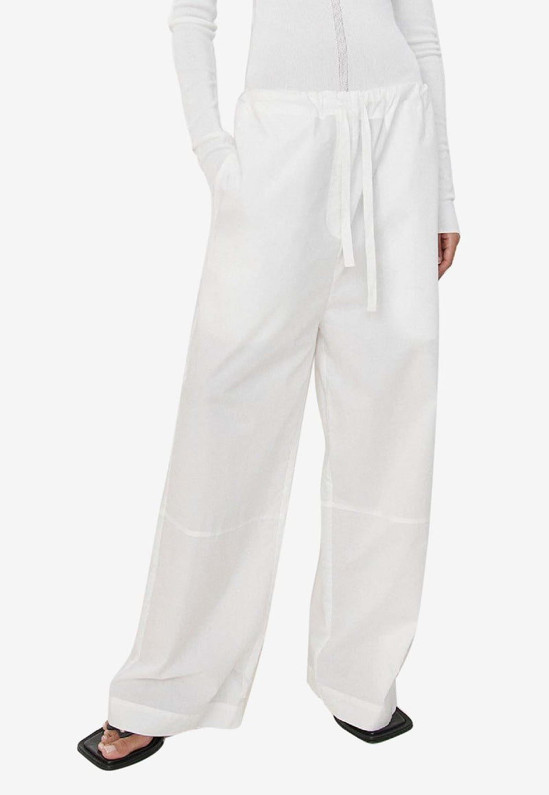 Paris Georgia Uma Relaxed Pants White UMAP001-WHT_WHITE