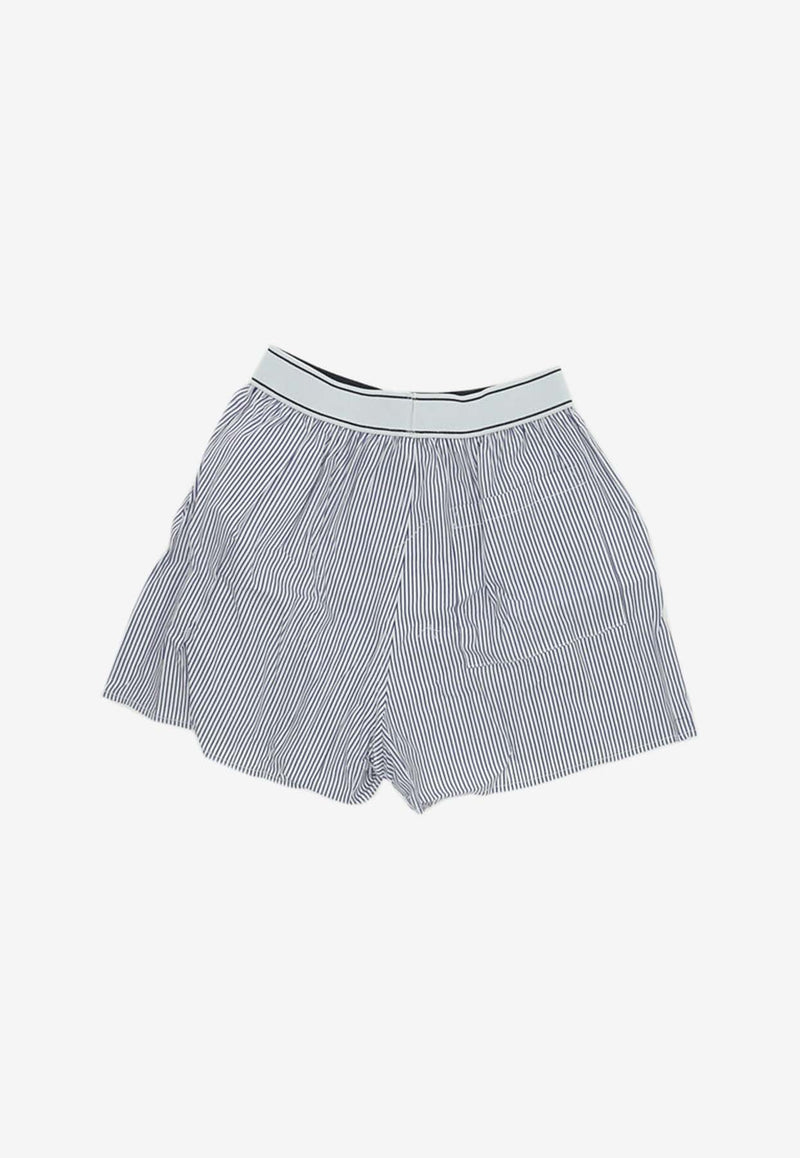 Sporty & Rich Striped Mini Shorts Light Blue UN008S405SW_000_351