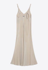 Sportmax Unione Sleeveless V-neck Dress Ivory UNIONECO/Q_SPORM-001