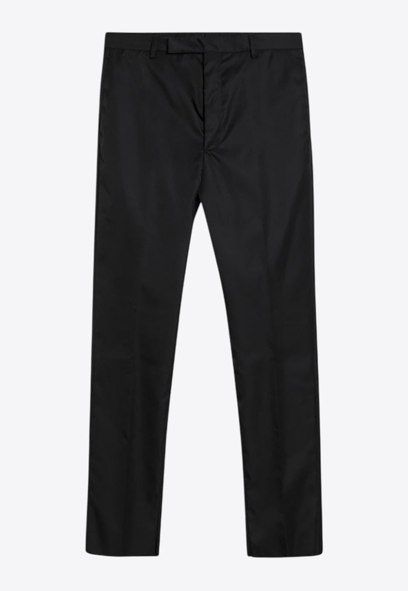 Prada Tailored Pants with Pressed-Crease Black UP0141OOO1WQ8/R_PRADA-F0002