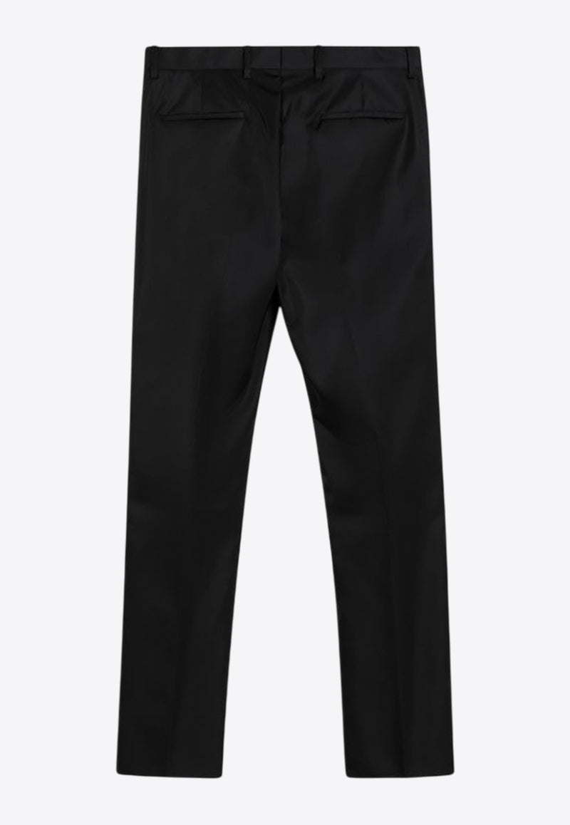 Prada Tailored Pants with Pressed-Crease Black UP0141OOO1WQ8/R_PRADA-F0002
