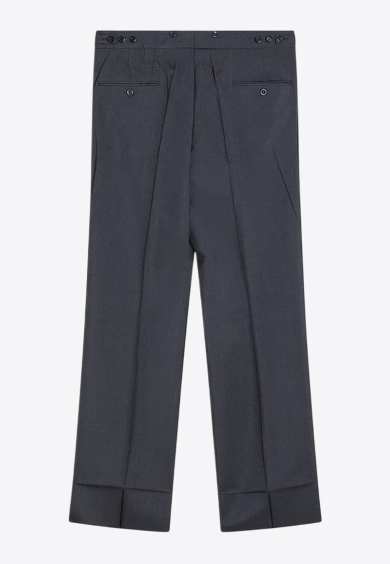 Prada Mohair-Blend Tailored Pants Gray UP0306OOO1CMV/Q_PRADA-F0D57