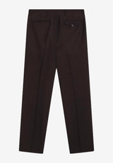 Prada Straight-Leg Tailored Pants Brown UP0355VMO1W2G/R_PRADA-F0192