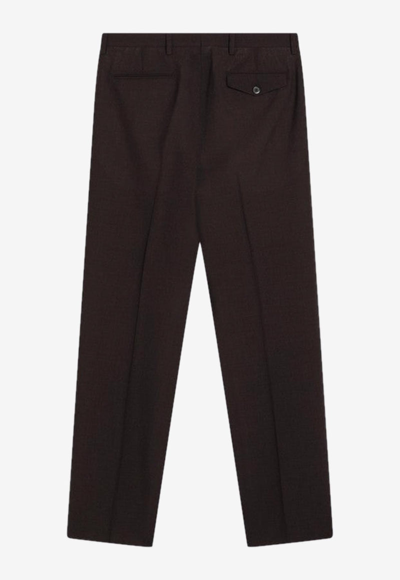 Prada Straight-Leg Tailored Pants Brown UP0355VMO1W2G/R_PRADA-F0192