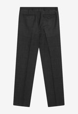 Prada Straight-Leg Tailored Pants Gray UP0355VMO1W2G/R_PRADA-F0308