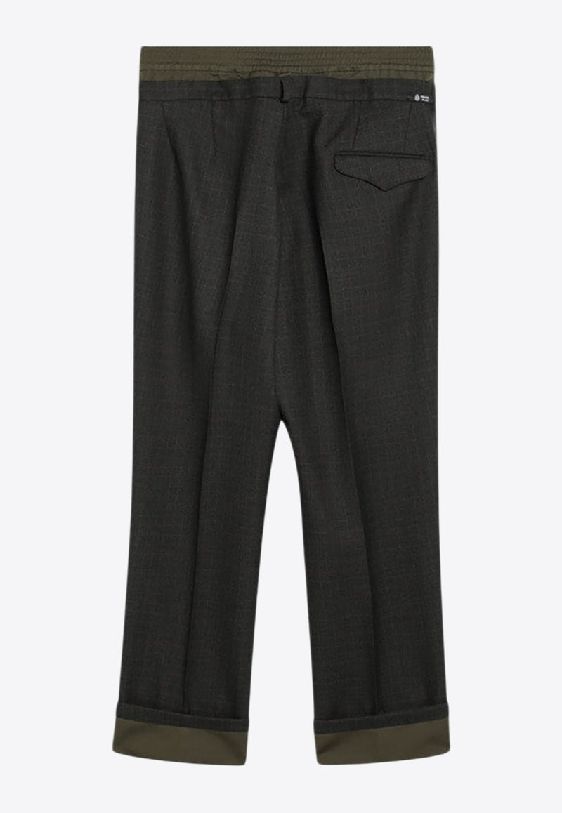 Prada Double Waistband Tailored Pants Green UP0398OOO18U7/S_PRADA-F0342