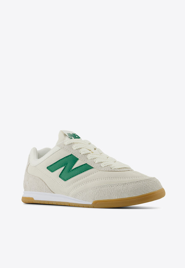 New Balance RC42 Low-Top Sneakers in Sea Salt with Classic Pine Beige URC42HG