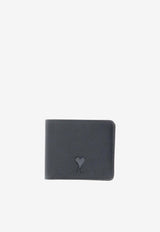 AMI PARIS Ami De Coeur Folded Wallet  Black USL012_AL0036_001