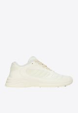 AMI PARIS SN2023 Low-Top Sneakers in Leather and Mesh USN407.AW0027IVORY