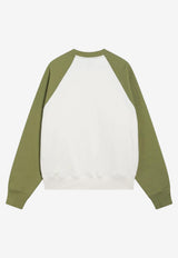 AMI PARIS Ami De Coeur Sweatshirt White USW781747/S_AMI-A041
