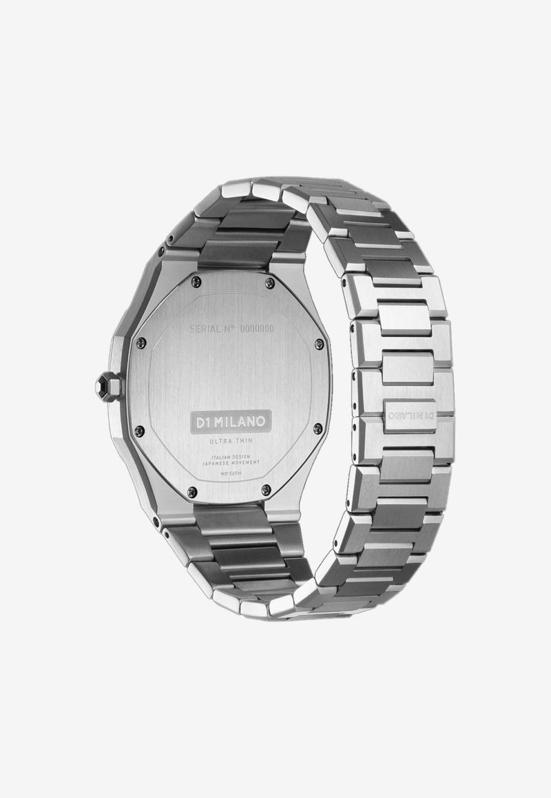 D1 Milano Stainless Steel Quartz Watch D1-UTBJ09SILVER