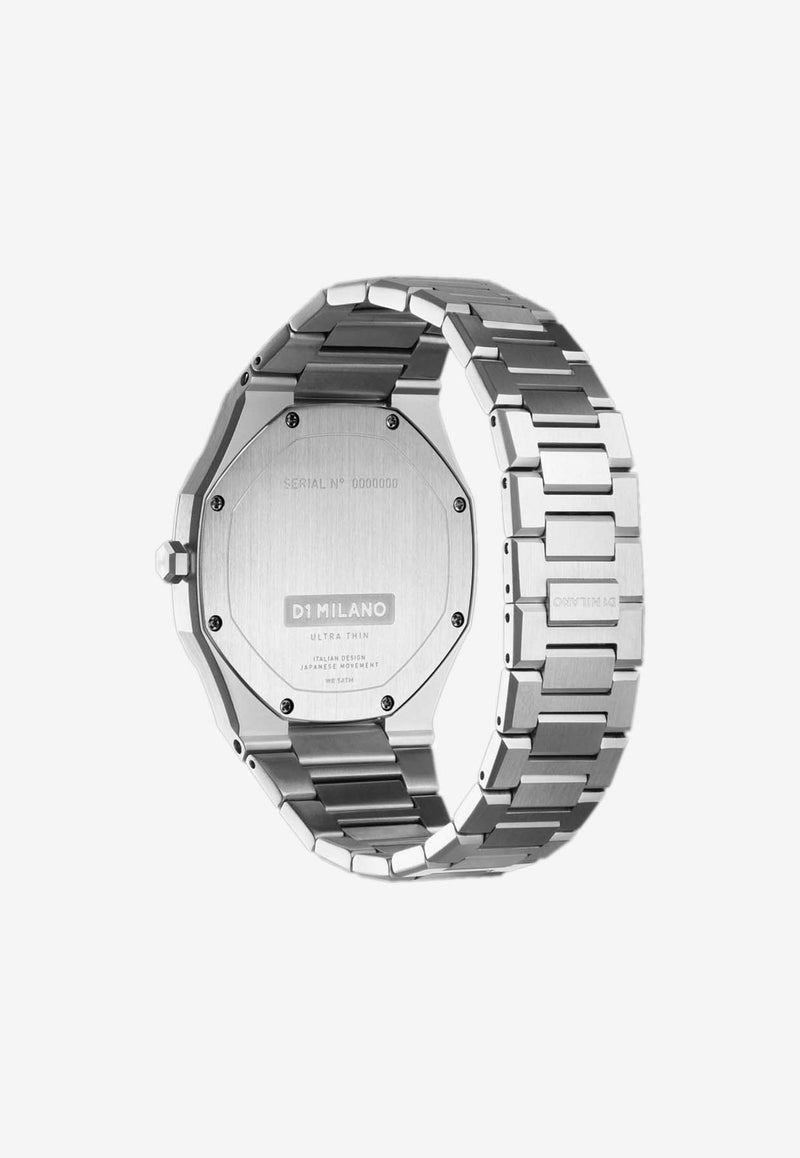 D1 Milano Ultra Thin Bracelet 40 mm Watch UTBJ37SILVER