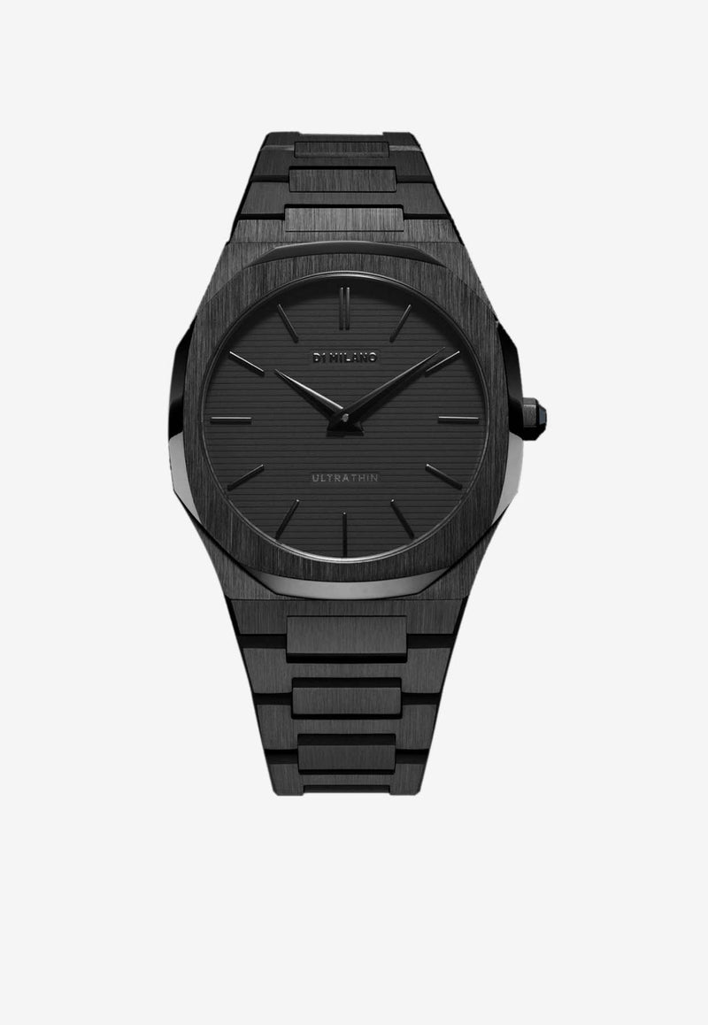 D1 Milano Ultra Thin Bracelet 40 MM Watch Black UTBJSHBLACK