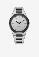 D1 Milano Ultra Thin Bracelet 38 MM Watch Silver UTBU06SILVER