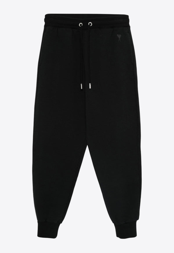 AMI PARIS Ami De Coeur Track Pants Black UTR240.JE0091BLACK