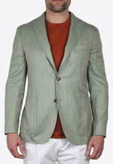 Single-Breasted Woven Blazer