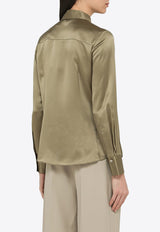 Vince Long-Sleeved Silk Shirt V011512943SI/O_VINCE-347ART