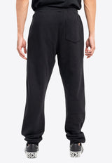 Moschino Teddy Bear Print Track Pants Black V0345 0228 1555