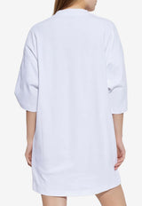 Moschino Goose Print Mini T-shirt Dress White V0440 542 1001