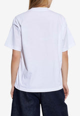 Moschino Goose Print Crewneck T-shirt White V0703 541 1001