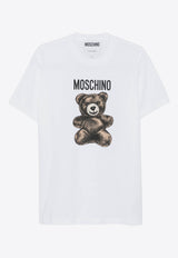 Moschino Teddy Bear Print Crewneck T-shirt White V0710 0241 1001