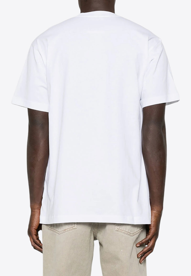 Moschino Teddy Bear Print Crewneck T-shirt White V0710 0241 1001