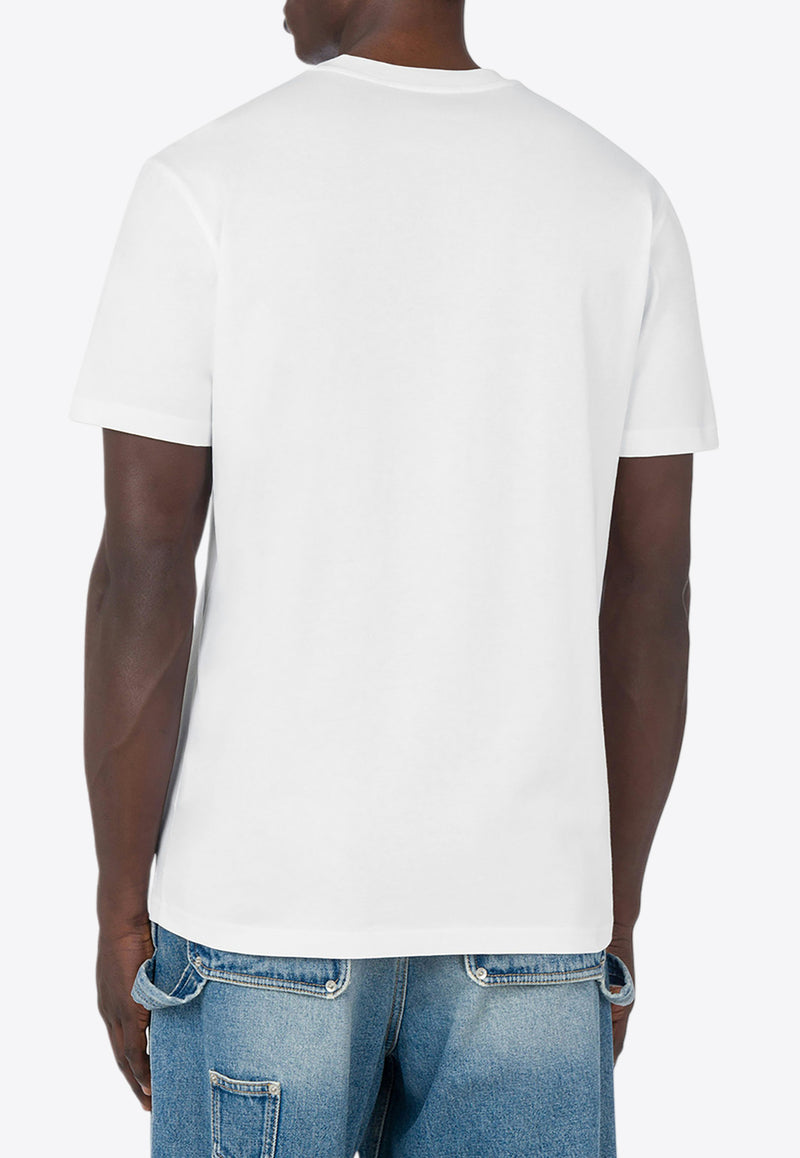 Moschino Little Teddy Bear Crewneck T-shirt White V0711 0241 1001