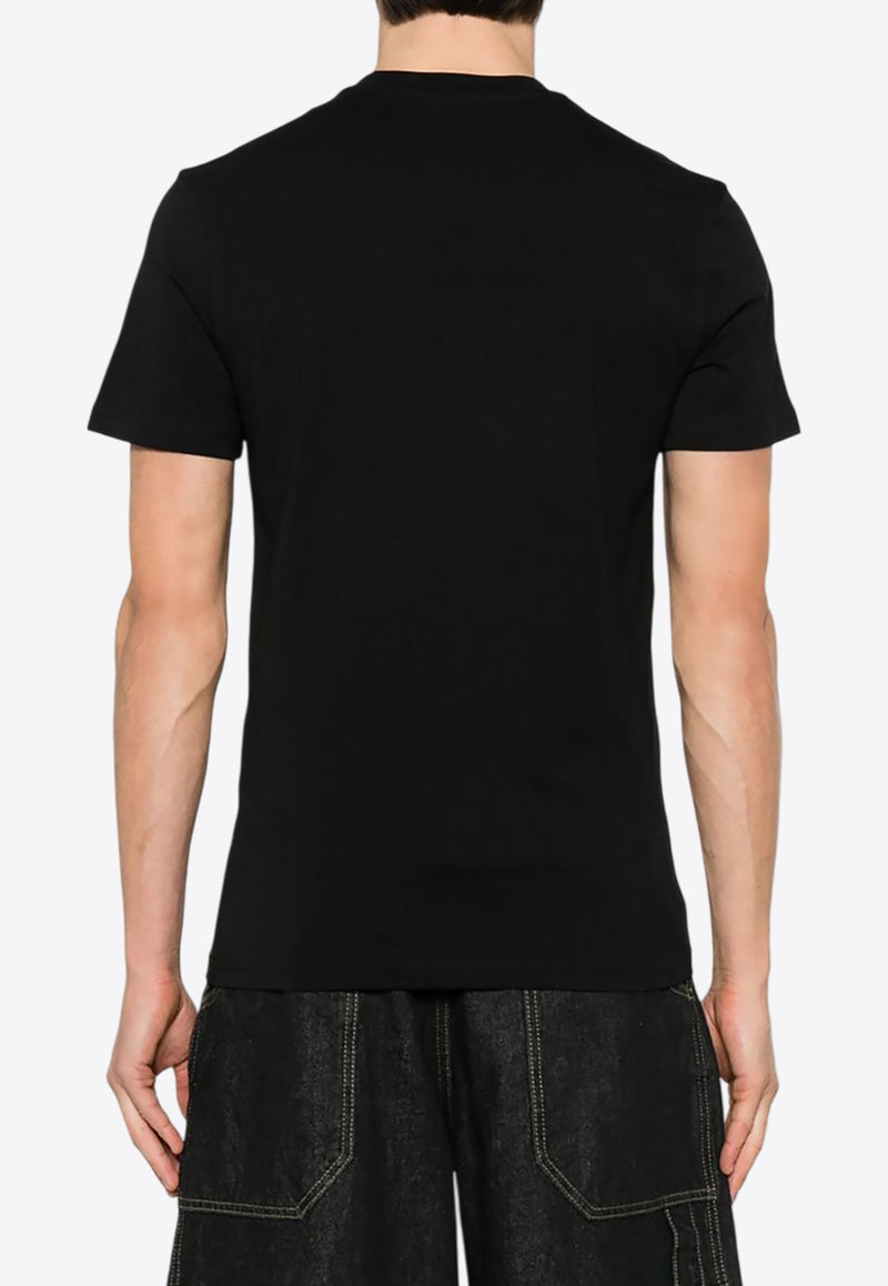 Moschino Little Teddy Bear Crewneck T-shirt Black V0711 0241 1555