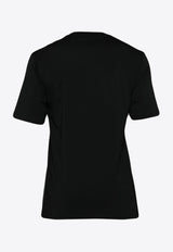 Moschino Logo-Printed Crewneck T-shirt V0716 0241 1555