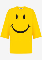 Moschino X Smiley® Embroidered T-shirt Yellow V0717 5541 1027