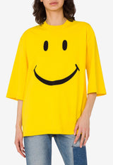 Moschino X Smiley® Embroidered T-shirt Yellow V0717 5541 1027
