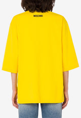 Moschino X Smiley® Embroidered T-shirt Yellow V0717 5541 1027